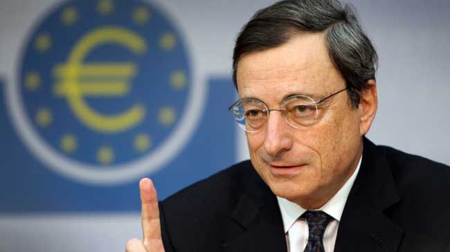 Mario Draghi, presidente del Banco Central Europeo