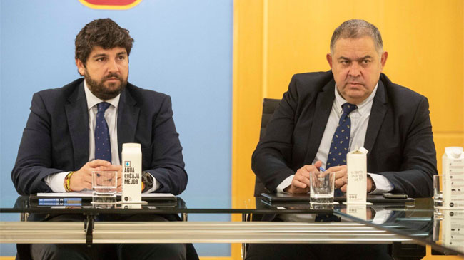 L&oacute;pez Miras y Lucas Jim&eacute;nez. Foto: CARM