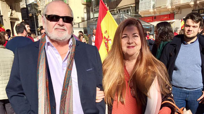 Miguel  &Aacute;ngel Jimeno y Paca Naranjo, en una imagen de 2020