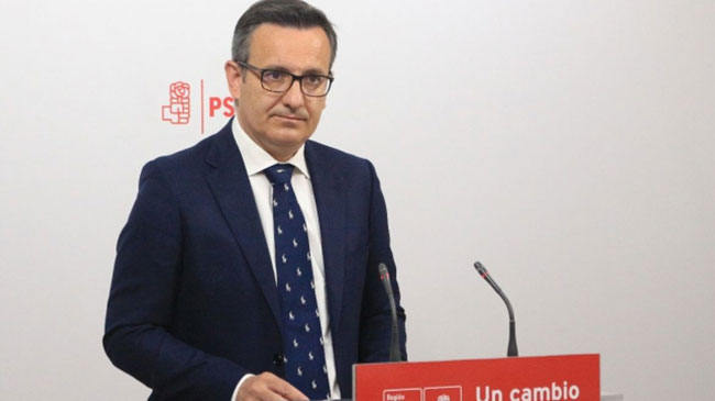 Diego Conesa, ex alcalde de Alhama y ex secretario regional del PSOE Diego Conesa, ex alcalde de Alhama y ex secretario regional del PSOE