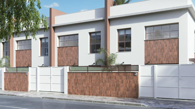 Una de las promociones de Cimbra Homes