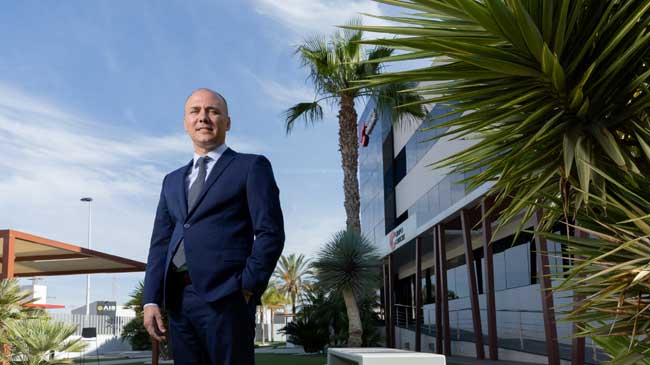 Demetrio Lajar&iacute;n, director de la unidad de Transporte y Log&iacute;stica de Grupo Caliche
