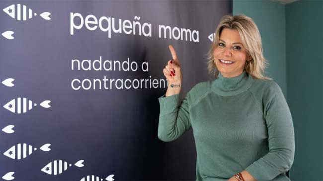 Paloma J&aacute;udenes en 2021, coincidiendo con un redise&ntilde;o del logoipo y la marca