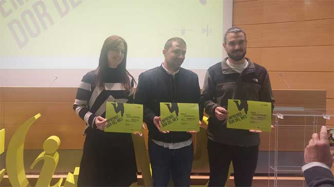Foto de familia de los ganadores