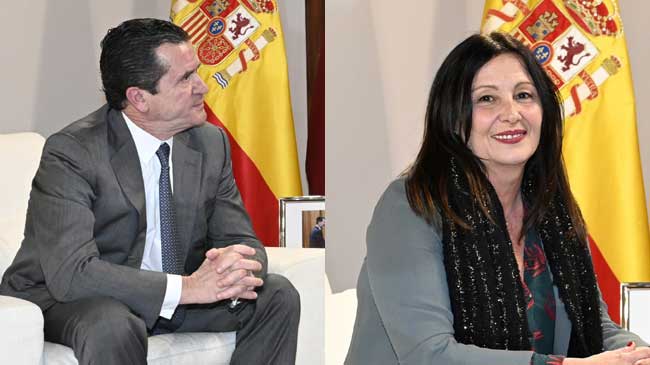 Salvador P&eacute;rez Alcaraz y Blanca Soro