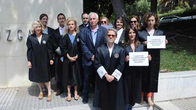La huelga de los Letrados de Justicia, antes secretarios de justicia, comenz&oacute; el 24 de enero