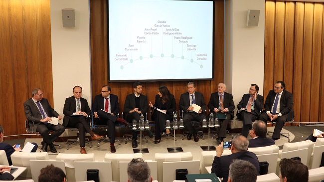 El director general de Esamur, Ignacio D&iacute;az, durante su participaci&oacute;n en el Foro Garrigues