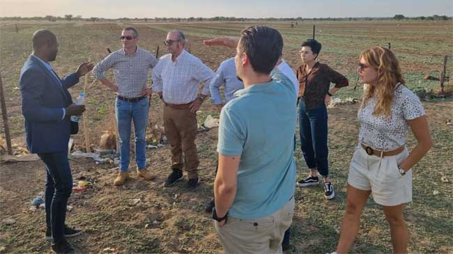Imagen de archivo de una visita a Mauritania el pasado noviembre de expertos en internacionalizaci&oacute;n del Info y de Agritech