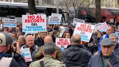 Imagen de archivo de una manifestaci&oacute;n en defensa del Trasvase