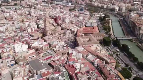 Vista a&eacute;rea de Murcia
