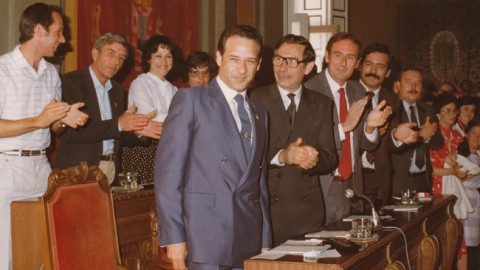 Martínez Simón, en primer término Martínez Simón, en primer término