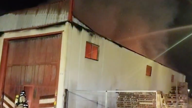 Imagen realizada durante la extinción del incendio - 112 Imagen realizada durante la extinción del incendio - 112