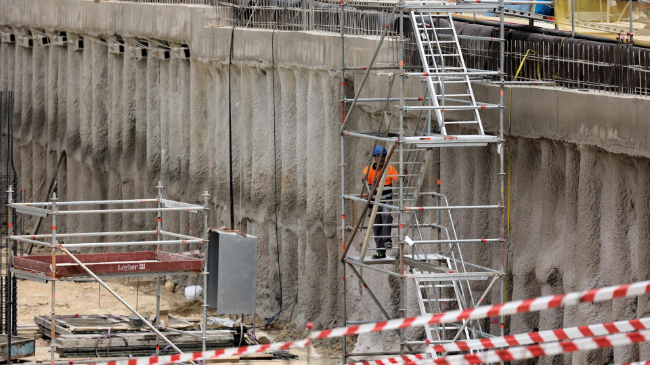 Un operario trabajando en una obra en construcción - Eduardo Parra - Europa Press - Archivo Un operario trabajando en una obra en construcción - Eduardo Parra - Europa Press - Archivo