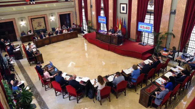 Pleno Ayuntamiento de Murcia.