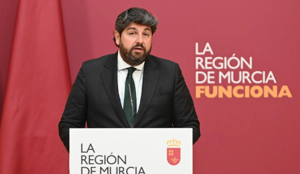Fernando López Miras, presidente de la Región de Murcia. Fernando López Miras, presidente de la Región de Murcia.