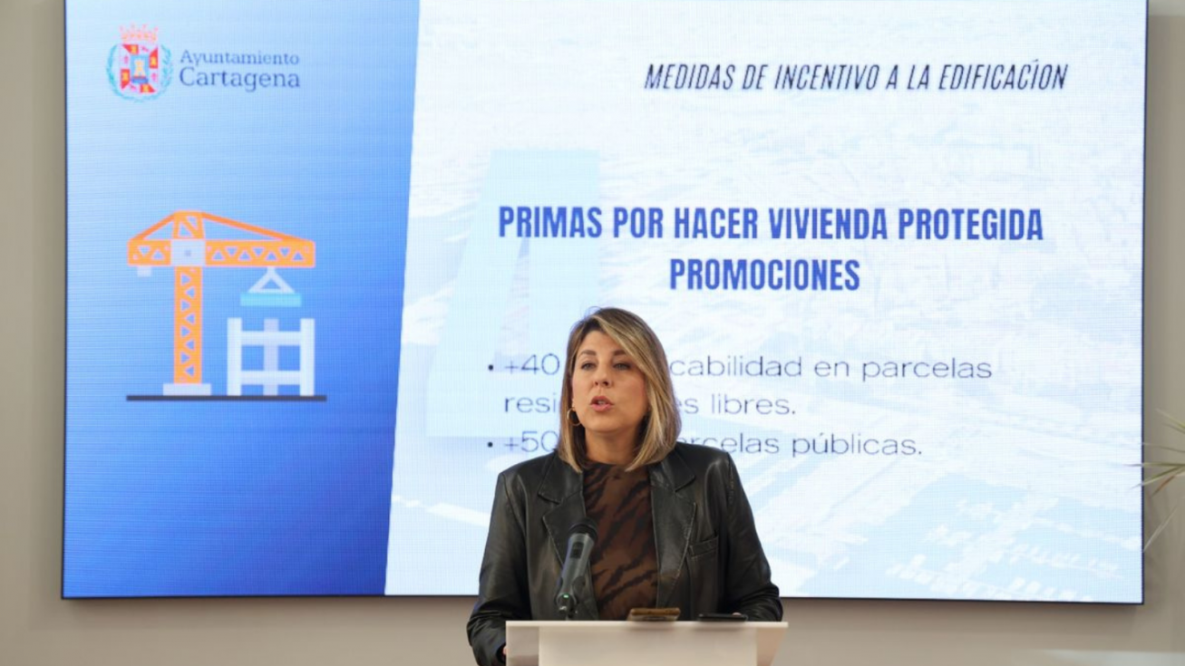 Noelia Arroyo, alcaldesa de Cartagena. Noelia Arroyo, alcaldesa de Cartagena.