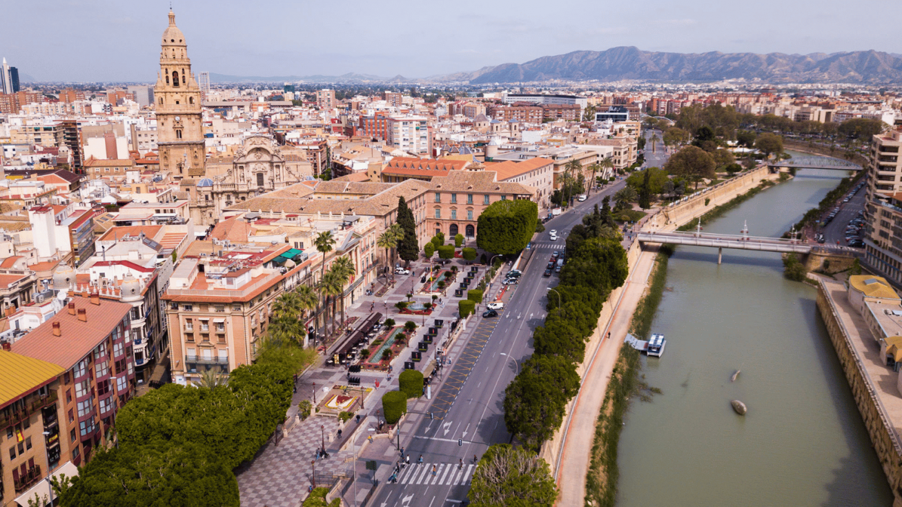 Panorámica de la ciudad de Murcia Panorámica de la ciudad de Murcia