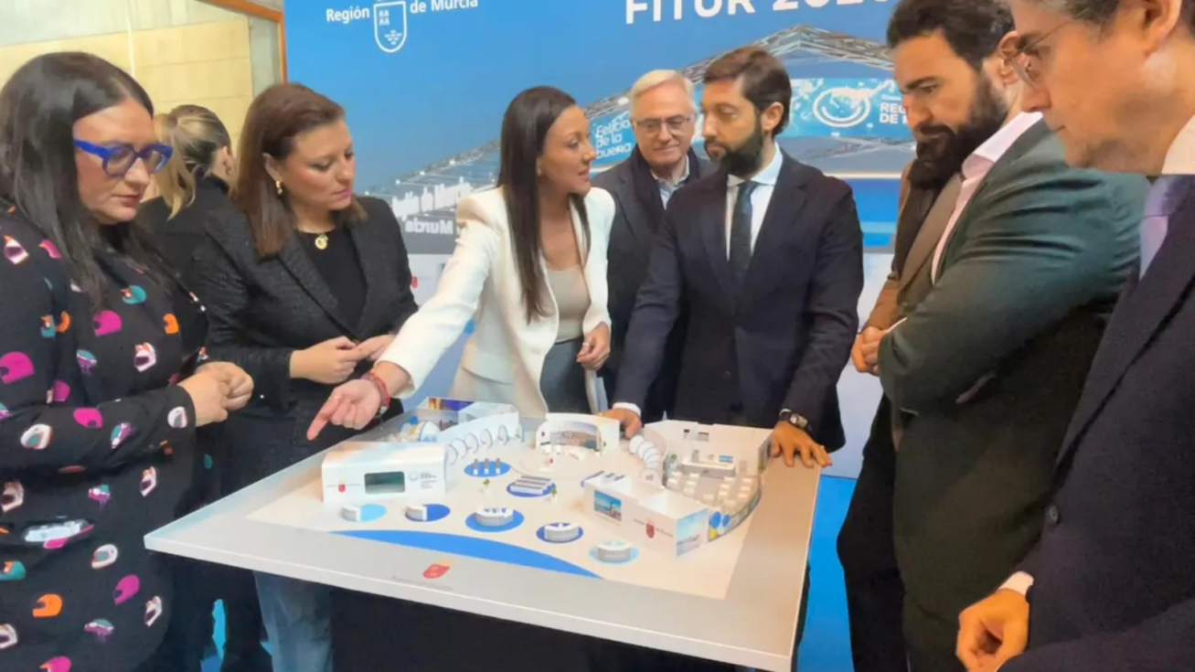 La consejera de Turismo, Carmen Conesa, durante FITUR. La consejera de Turismo, Carmen Conesa, durante FITUR.