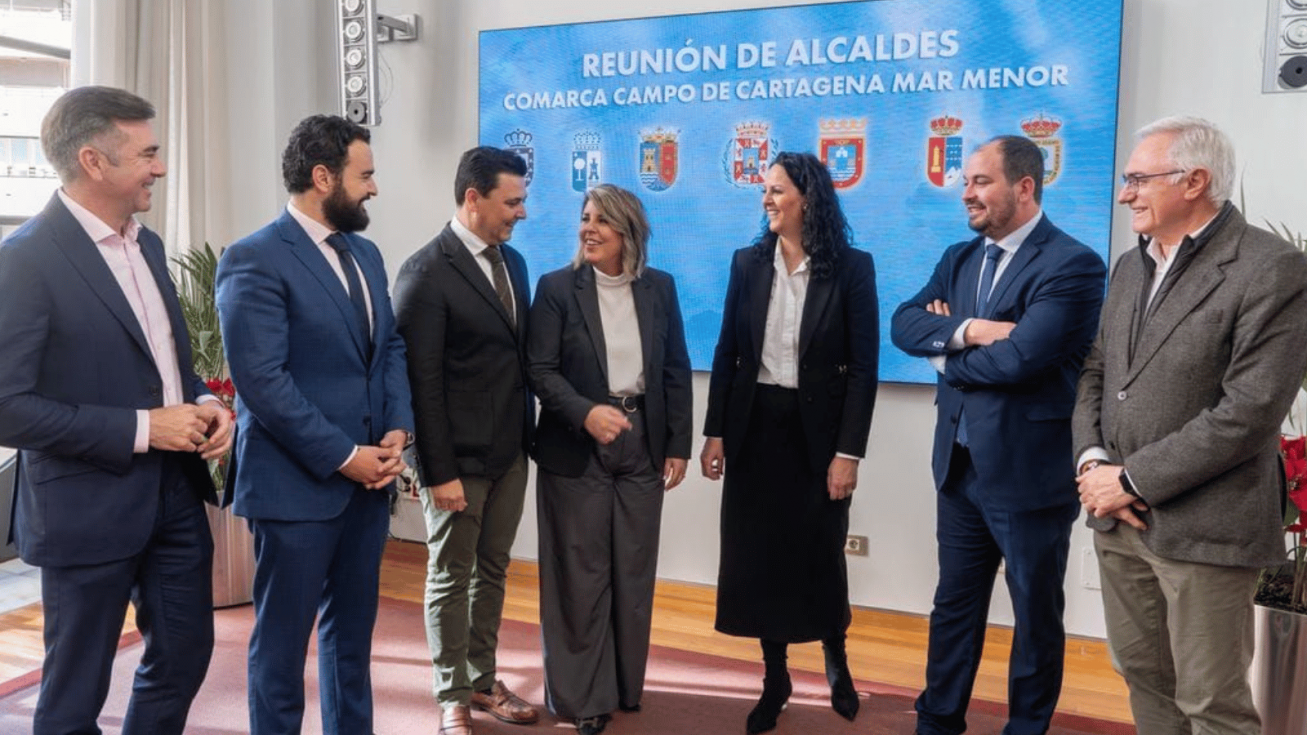 Reunión de alcaldes de la Comarca de Cartagena y Mar Menor en el Palacio Consistorial - Felipe G. Pagán - Ayto. de Cartagena Reunión de alcaldes de la Comarca de Cartagena y Mar Menor en el Palacio Consistorial - Felipe G. Pagán - Ayto. de Cartagena