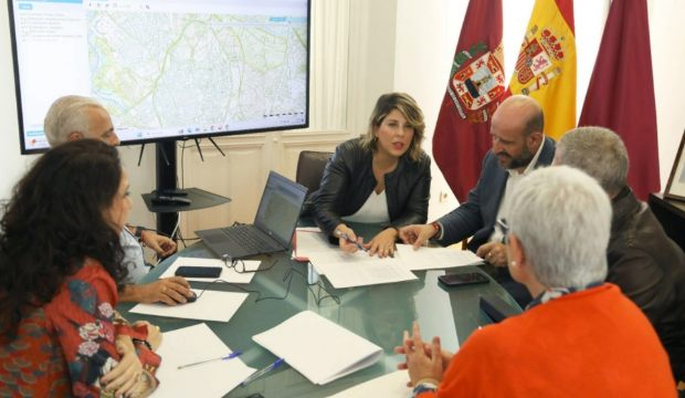 La alcaldesa de Cartagena, Noelia Arroyo. La alcaldesa de Cartagena, Noelia Arroyo.