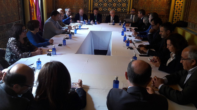 El pleno del CES reunido en Lorca