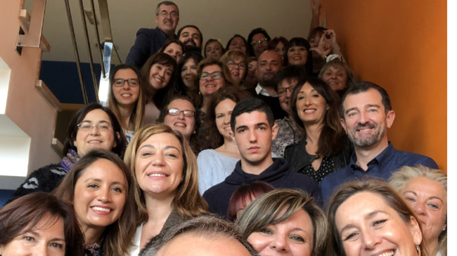 Participantes en la jornada de convivencia de las lanzaderas de empleo