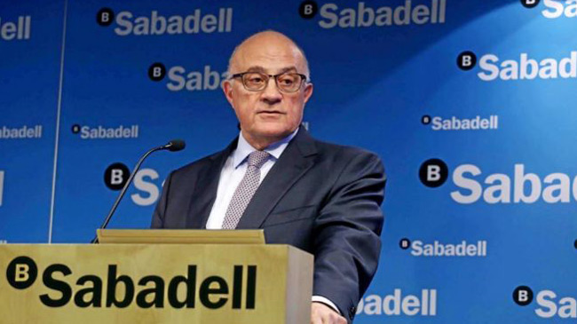 Josep Oli&uacute;, presidente del Sabadell