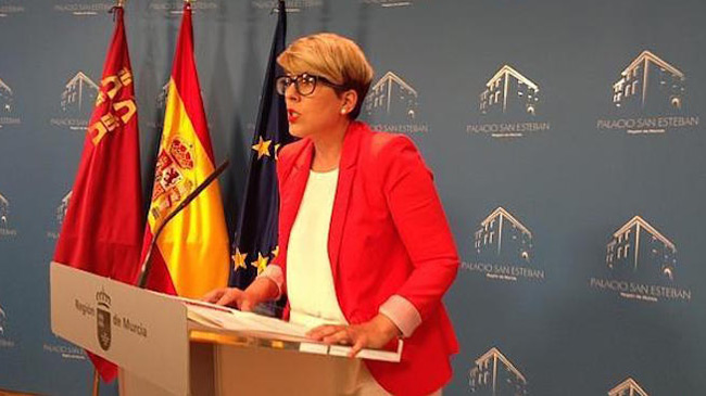 Noelia Arroyo, consejera portavoz del Gobierno