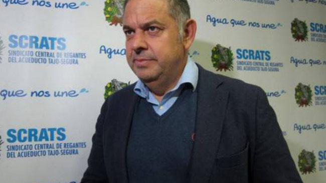 Lucas Jim&eacute;nez es el presidente de los regantes del Tajo-Segura