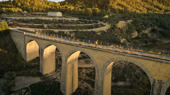 Viaducto en el camino Murcia-Caravaca de la Cruz
