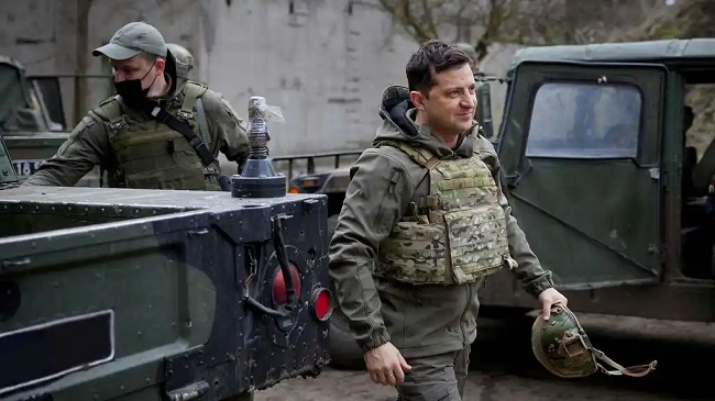El presidente de Ucrania,&nbsp;Volod&iacute;mir Zelenski