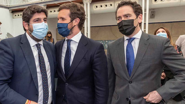 L&oacute;pez Miras, Pablo Casado y Garc&iacute;a Egea