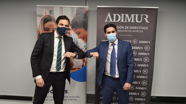 El presidente de Adimur, Antonio L&oacute;pez, y el director general de Inforges, Pablo Planes