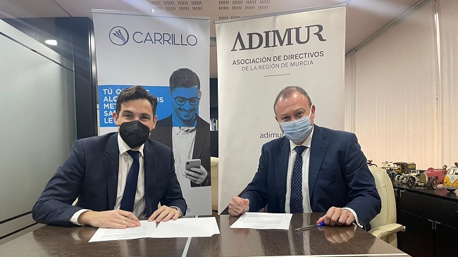Uno de los socios de Carrillo Asesores, Jos&eacute; Gabriel Carrillo, y el presidente de Adimur, Antonio L&oacute;pez