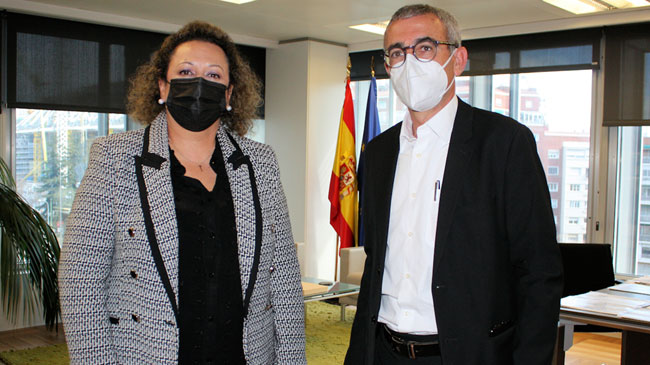 Yolanda Mu&ntilde;oz y Fidel V&aacute;zquez, hoy en Madrid