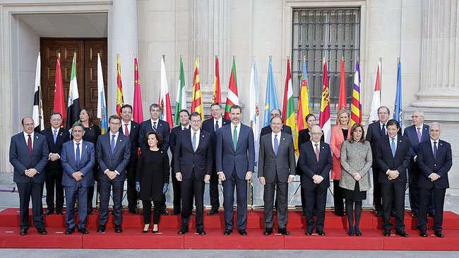 Imagen de la &uacute;ltima conferencia de presidentes celebrada de manera presencial en enero de 2017