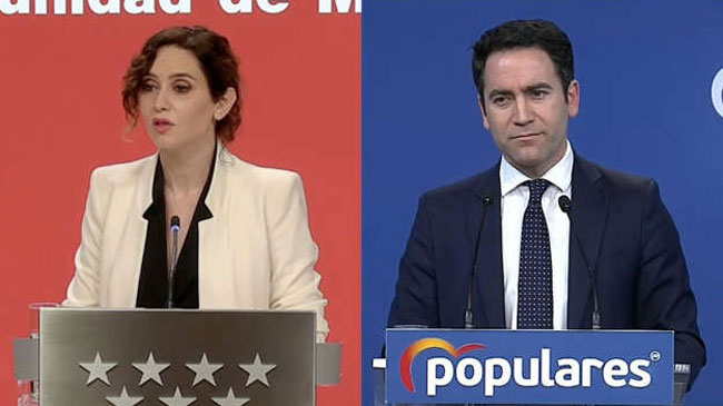 Isabel D&iacute;az Ayuso y Teodoro Garc&iacute;a Egea