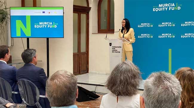 Momento de la presentaci&oacute;n del pasado julio del &lsquo;Fondo Mago Equity Murcia Fund&rsquo;