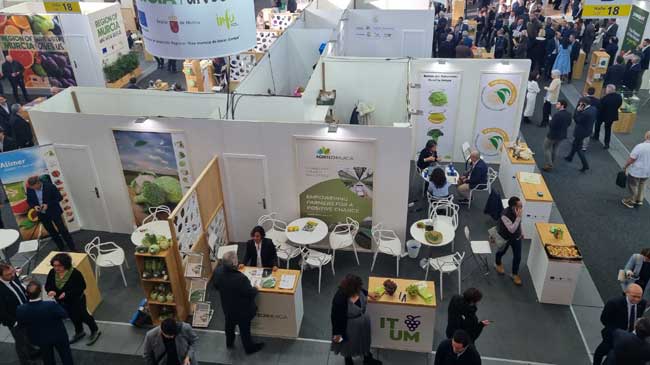 Stand de la Regi&oacute;n de Murcia en la reci&eacute;n celebrada Feria Fruit Logistica en Berl&iacute;n