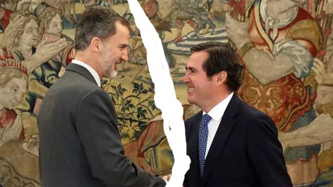 El salario de Antonio Garamendi es un 55% m&aacute;s alto que el del Rey de Espa&ntilde;a