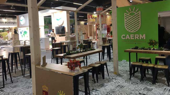 Stand de la Regi&oacute;n de Murcia en Biofach 2023