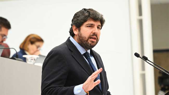 L&oacute;pez Miras, esta ma&ntilde;ana en la Asamblea Regional