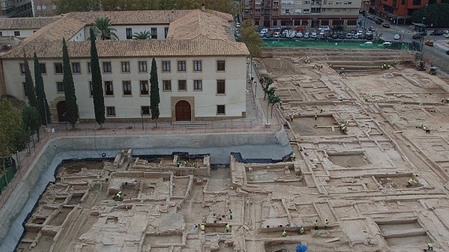 Yacimiento de San Esteban, en el centro de Murcia