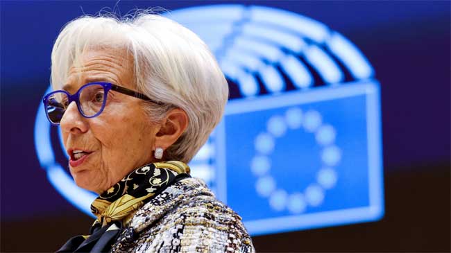 Christine Lagarde, presidenta del Banco Central Europeo