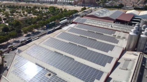 Plano de la estructura fotovoltaica