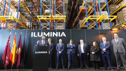 López Miras inaugura la sede de Iluminia López Miras inaugura la sede de Iluminia