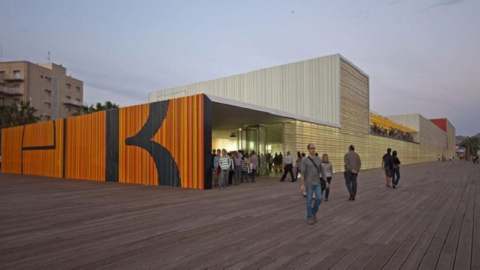 Imagen exterior del auditorio El Batel, en Cartagena
