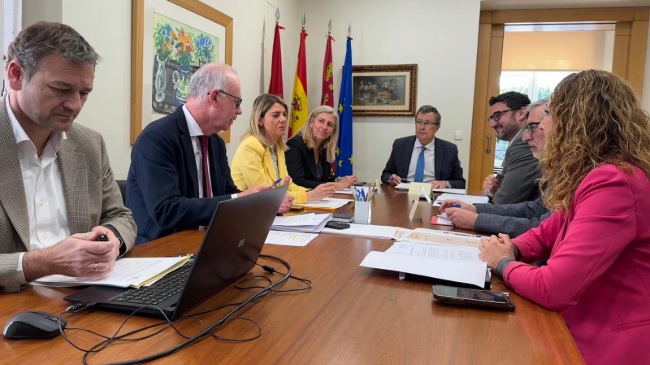 Imagen realizada durante la Junta de Portavoces - Ayuntamiento de Murcia Imagen realizada durante la Junta de Portavoces - Ayuntamiento de Murcia