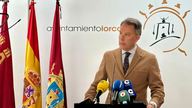 Fulgencio Gil, alcalde de Lorca. Fulgencio Gil, alcalde de Lorca.