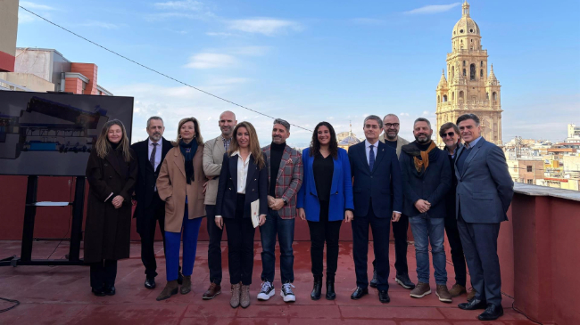 Imagen realizada durante la presentación - Ayuntamiento de Murcia Imagen realizada durante la presentación - Ayuntamiento de Murcia